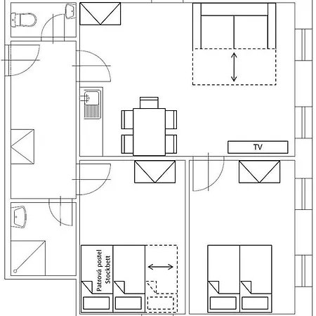 Appartement U Lisek *